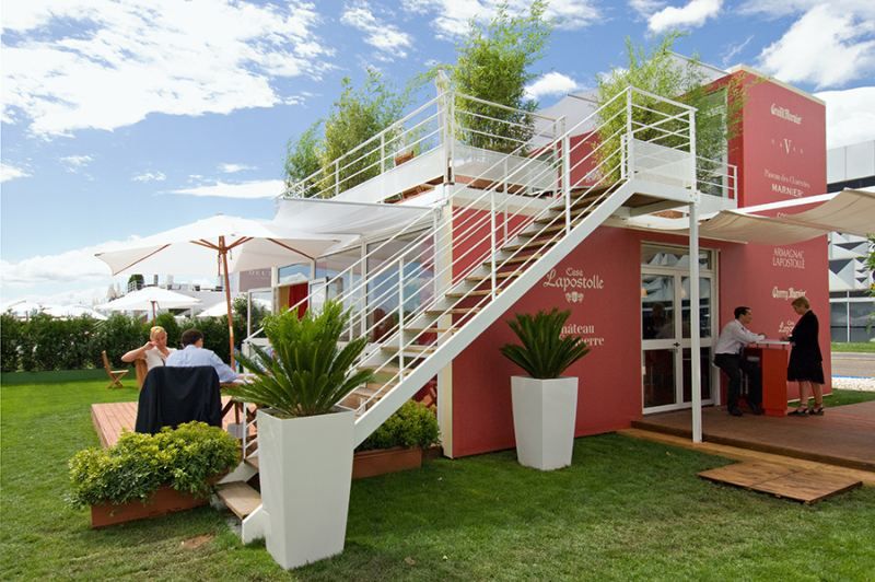 bar de construcción modular