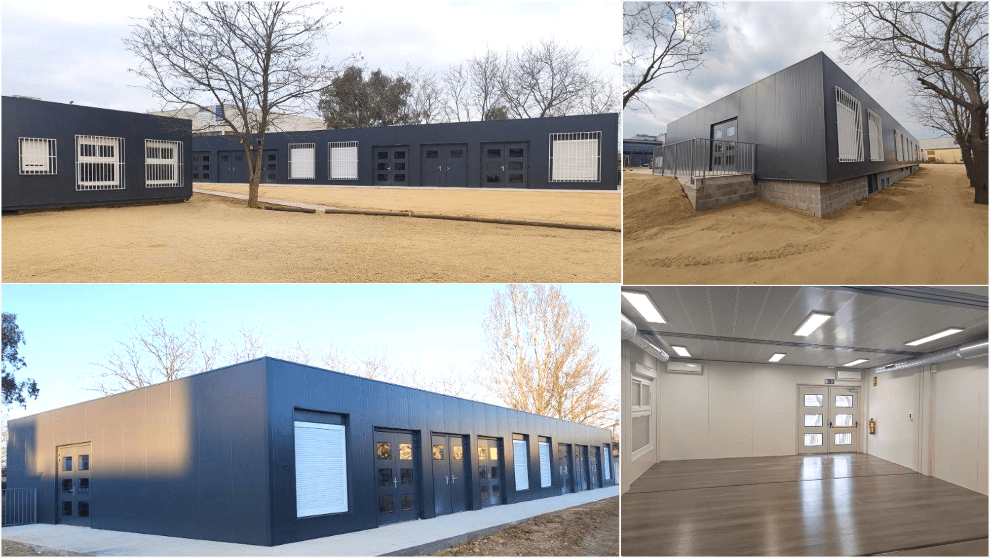 aula modular con ordenadores apple