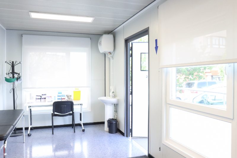 hospital modular de Málaga Algeco