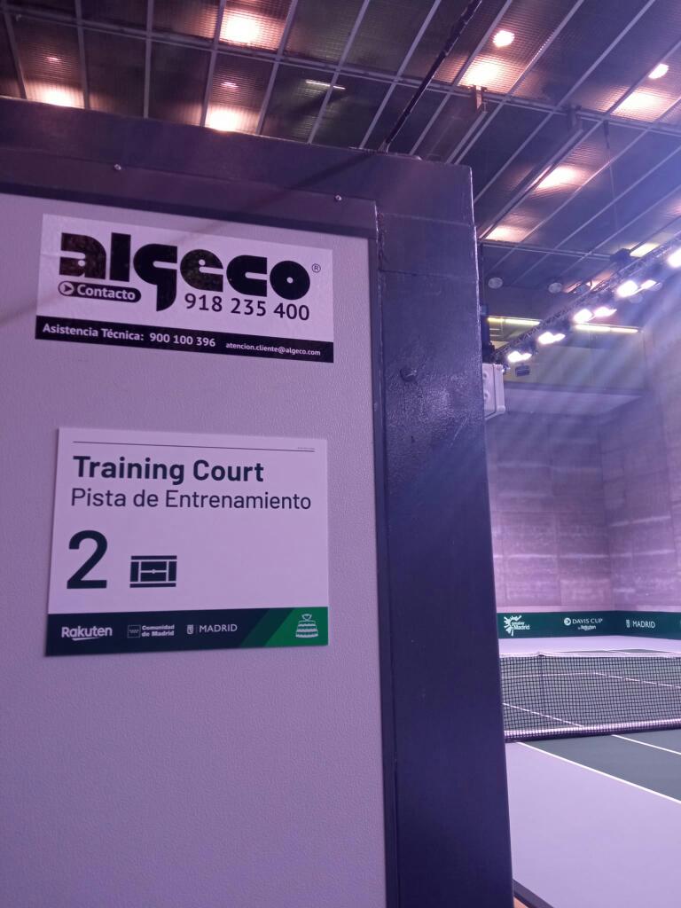 Módulo prefabricado Algeco en Copa Davis Madrid
