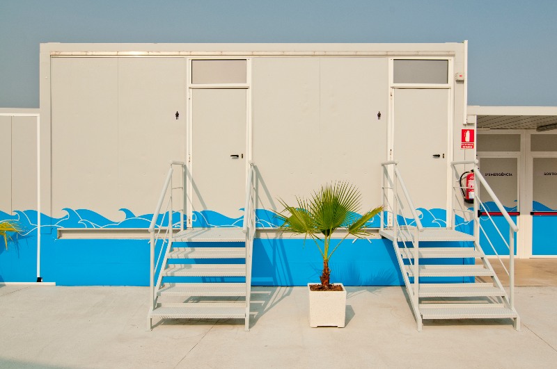 modulo sanitario playa