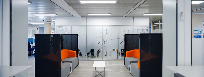 sofás para la oficina modular
